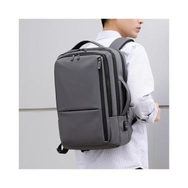 Imagem de Mochila impermeável para laptop de 15,6 polegadas com porta USB - Ligh