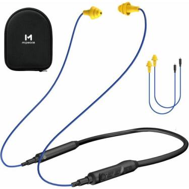 Imagem de Fones de ouvido Bluetooth MIPEACE Neckband 29dB Noise Blue
