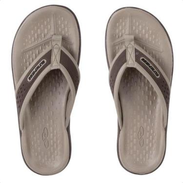 Imagem de Chinelo Olympikus 921 Masculino, 41/42, Marrom, Marrom