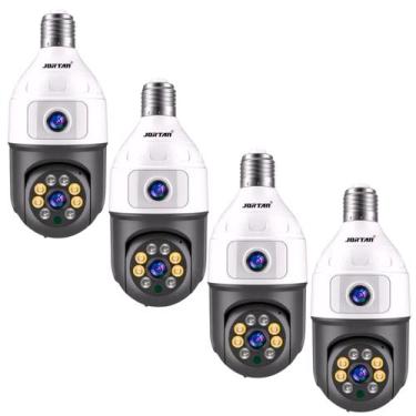 Imagem de Kit 4 Câmeras De Segurança interna e Externa Wife Smart Ip Lente Dupla