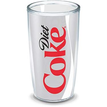 Imagem de Tervis Coca-Cola - Copo isolado de coca diet com envoltório, 473 ml, transparente