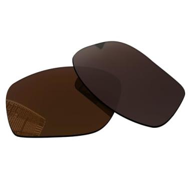 Imagem de Acefrog Lentes de reposição polarizadas de 1,5 mm para óculos de sol Oakley Conductor 8 OO4107, material atualizado, resistente a impactos - Marrom bronze polarizado - 1,5 mm