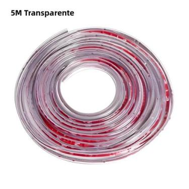 Imagem de Protetor De Borda De Porta De Carro Universal 2M/5M Faixa De Borracha 