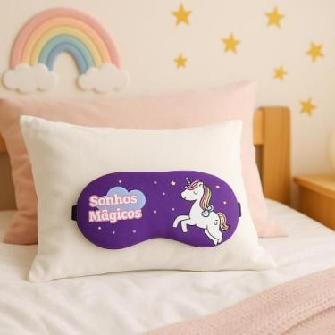 Imagem de Kit 3 Máscaras de Dormir Tapa Olho Infantil e Adulto  Modelos Sortidos