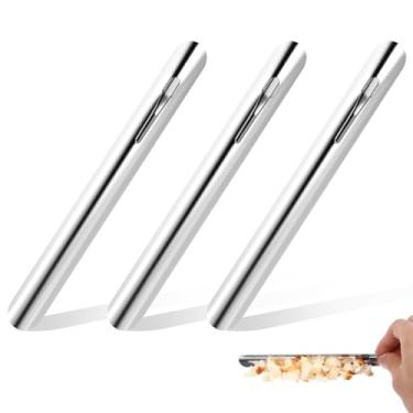 Imagem de Ajcotahm 3 peças de migalhas para servidores, limpador de triturador de pão, vassoura de migalhas de mesa com clipe de bolso para restaurantes, casas, padarias (15,2 x 1,6 cm)