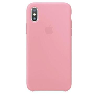 Imagem de Capa Silicone Compatível Iphone X , XS - silicone case, Rosa