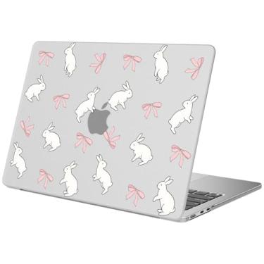 Imagem de BlHMCASE Capa compatível com MacBook Air de 15 polegadas 2025 2024 2023 versão M3 A3114 M2 A2941, linda capa protetora de coelhinho Kawaii para Mac Air 15