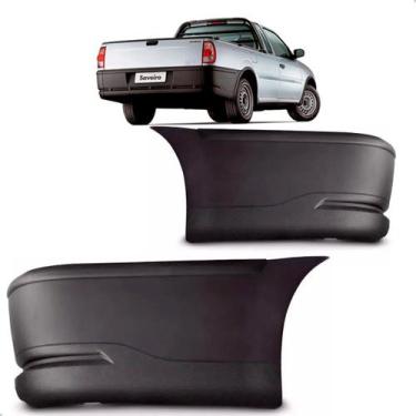 Imagem de Par Polaina Traseira Saveiro G4 2006 2008 2009 2010 11 2012 - SP ACESS