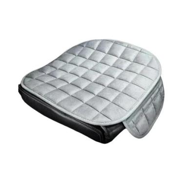 Imagem de Almofada De Assento De Carro De Pelúcia Para Inverno, Conjunto De Uma 