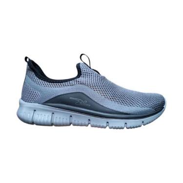 Imagem de Tênis Masculino Adrun Flex Moove Ortopédico Leve Calce Fácil, 44, Graf