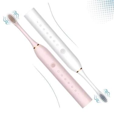 Imagem de Escova Elétrica Para Higiene Bucal Usb Recarregável Ultra Sônica - Kin
