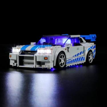 Imagem de Kit de iluminação LIGHTAILING 76917 2-Fast-2 Furious Nissan Skyline GT