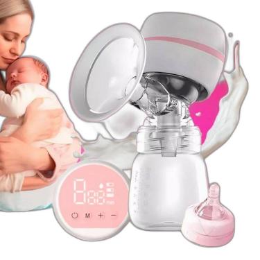 Imagem de Tira Leite Elétrico Digital Bombinha Materno 180Ml Sucção