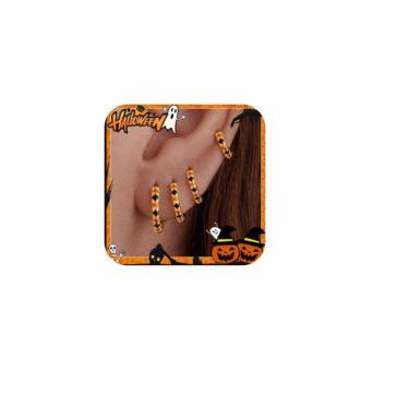Imagem de Brincos Poxtex Halloween Ghost Pumpkin para mulheres