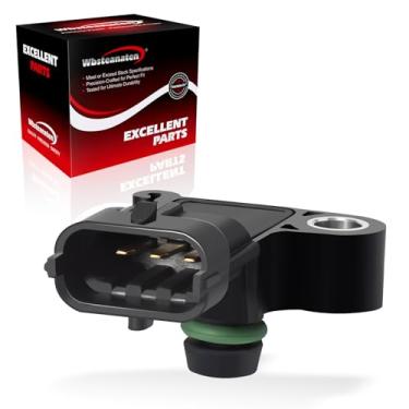 Imagem de MAP Sensor Manifold Pressão absoluta: 55573248 12591290 Compatível com Chevrolet 2014-20 Silverado 1500 V8 5.3L Tahoe Suburban, 93192107 1235060 Fit 2011-16 Cruze 1.8L Mali. bu Equinox 2 0,4 L
