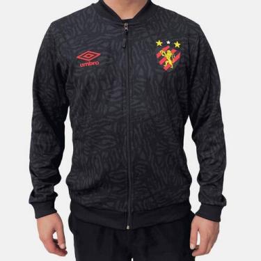 Imagem de Jaqueta Sport Hino 2024 Umbro Masculino, P, Grafite, Preto, Masculino