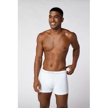 Imagem de Cueca lupo boxer sem costura, Branco, g