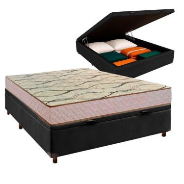 Imagem de Cama + Bau Blindado E Colchão D33 Casal - Maxsono Paropas
