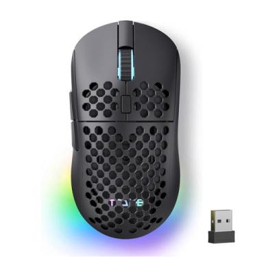 Imagem de Mouse para jogos TMKB Falcon M1 Wireless 24000DPI preto fosco - TMKB T