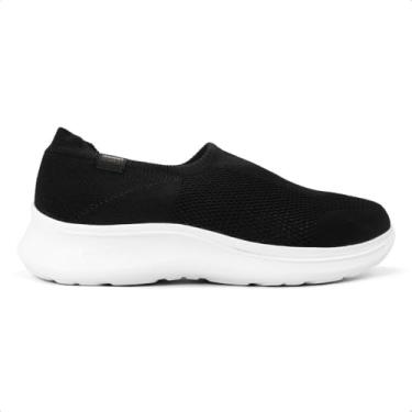 Imagem de Tênis Rainha Slip On Feminino Charm Preto/branco Ra04160001 34