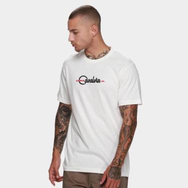 Imagem de Camiseta Cavalera Comfort Retrô Masculina, Off white, G
