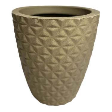 Imagem de Palmeira Artificial Grande 1,15m com Vaso Polietileno Completo e Casca de Pinus – Decoração Sala, Escritório e Casa(SOMENTE VASO BEGE)