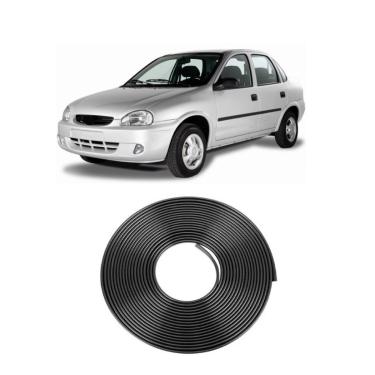Imagem de Borracha Protetora Borda Porta Preta Corsa 4 Portas 10m Mini
