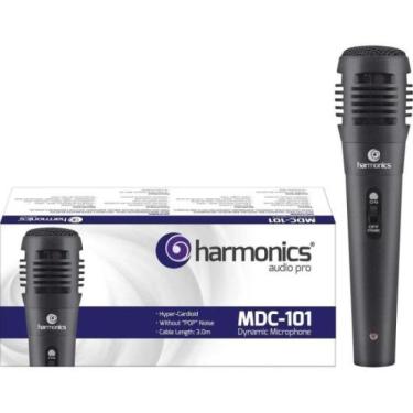 Imagem de Microfone Harmonics MDC101 Dinâmico Supercardióide Preto