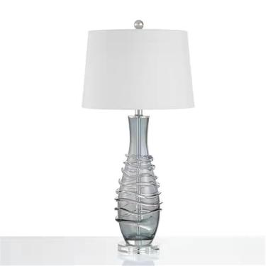 Imagem de Luminária de mesa LED contemporânea de luxo, estilo nórdico, para sala de estar, quarto, escritório, casa de campo ou hotel, com design criativo e decorativo (Estilo 31)