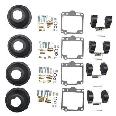 Imagem de Conjunto de 4 boias de diafragma de reparo de carburador para Suzuki GS550 1980-1982 GS550M GS550T