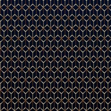 Imagem de Quadro Decorativo Gradient Black Golden Luxo para Sala e Escritório Parede Elegante 30x30cm