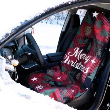 Imagem de Toalha universal para assento de carro, à prova d'água, lavável, proteção contra suor para assentos dianteiros, antiderrapante, serve para carros, caminhões, SUVs, ideal para academia, crianças