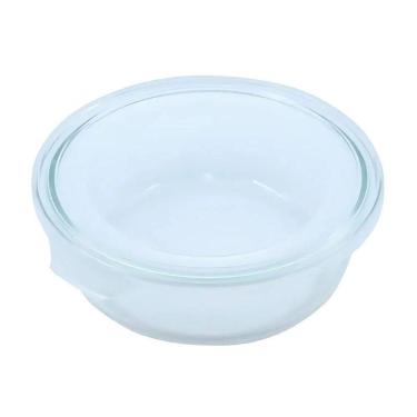 Imagem de Pote De Vidro Borosilicato Redondo Com Tampa 620Ml