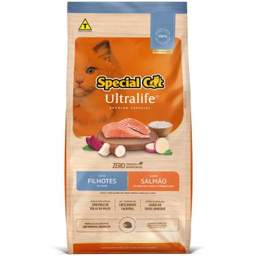 Imagem de Ração Special Cat Ultralife Gatos Filhotes Salmão 20kg