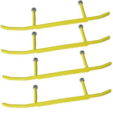 Imagem de TOP NOTCH PARTS Substituição (4) Carbonetos de 15 cm para Ski-Doo Snowmobile Precision Skis Legend SE MXZX MX Adrenaline Rev Free FedEx Envio em 2 dias