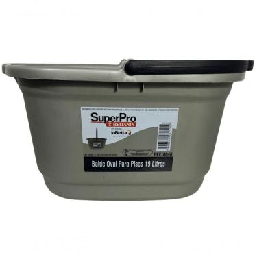 Imagem de Balde Oval Grande Mop Super Pro Bettanin Prof 19 Lt