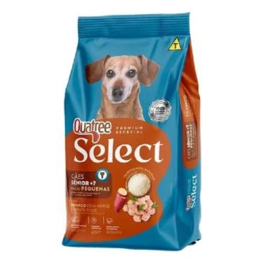 Imagem de Quatree select senior 7 cães frango raças pequenas 3kg