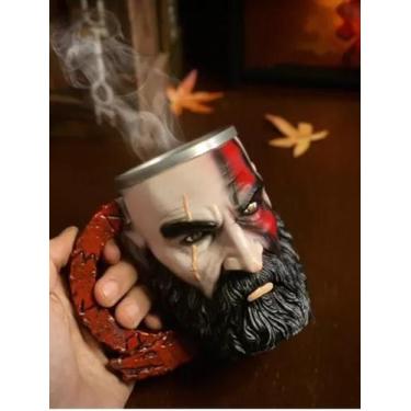 Imagem de Caneca 3d Kratos God Of War Ragnarok Resina