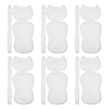 Imagem de Pssopp Folha de Malha da Bolsa de crochê de 6 Pces, Artesanato de Confecção de Malhas do Bordado da Folha de Malha Plástica para Ofícios que Fazem a Confecção de Malhas do Bordado