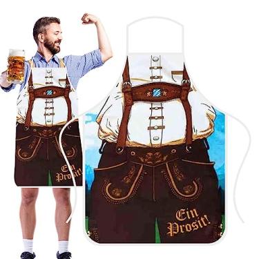 Imagem de avental de Oktoberfest | avental do cozinhar de Oktoberfest | Avental macio feminino e masculino Oktoberfest para decoração de festa Hoghaki