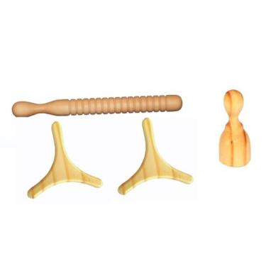 Imagem de Kit Facial 01 Massagea Sculp 01 Copinha 01 Rolinho Estriado - Nao Info