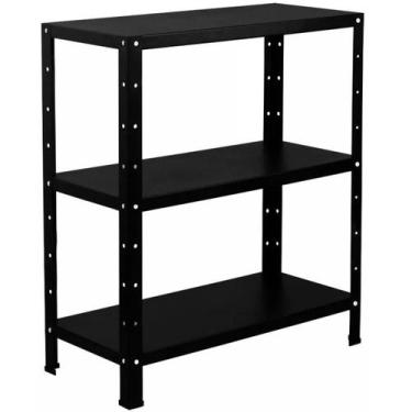 Imagem de Estante Para Sala Almoxarifado Estoque Escritório Cozinha Com 3 Bandej