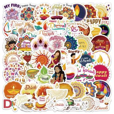 Imagem de Adesivos Diwalys Waterproof Vinyl Anime 60 unidades/lote 5-7 cm