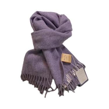 Imagem de Cachecol Longo De Lã E Cashmere Para Mulheres, Xale Sólido, Pashmina, 