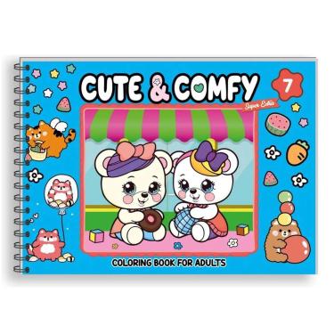 Imagem de Livro De Colorir Cute & Comfy Super Extra Capa Dura Edição 7