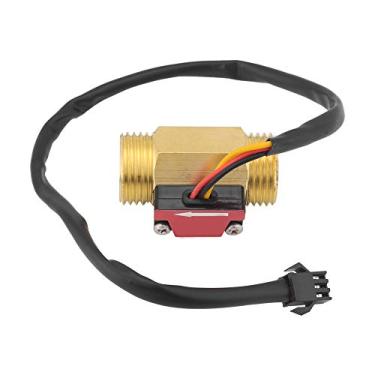 Imagem de Generic Sensor de Fluxo de água Interruptor Magnético Durável de para Campo Industrial de água G1/2 Material de rosca: Metal 1 Unidade