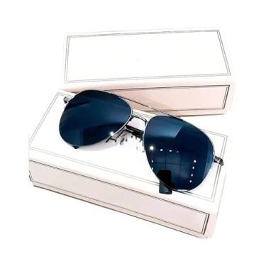 Imagem de Óculos De Sol Masculinos Estilo Aviador Com Lentes Grandes, Óculos De 