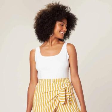 Imagem de Camiseta Básica Regata Malwee 1000004494 Algodão, XGG, Branco