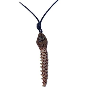 Imagem de Colar Esporão, Variedades, Artesanal (Durepox com Pedra Pirita)