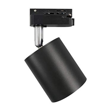 Imagem de LUMINARIA SPOT AR111 PARA TRILHO BASE GU10 CORPO ALUMINIO PRETO
